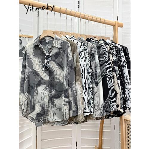 Yitimoky Leopard Blouses