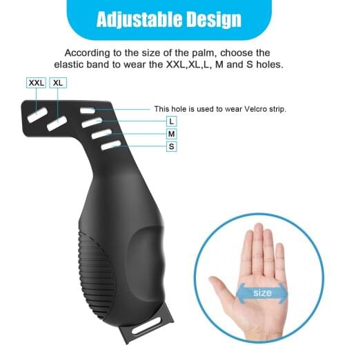 Anti-throwing handle protection cover accessories TPU plastic non-slip durable belt Adjustable wrist strap for Oculus Quest 2