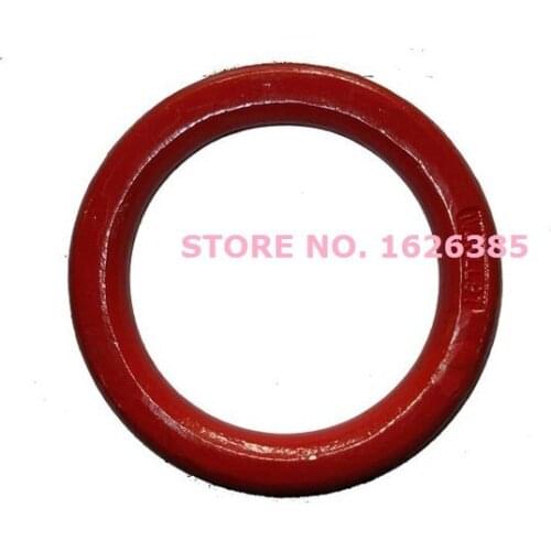 4.9Ton G80 round ring industrial grade lifting rigging hardware forged alloy steel sling rope ,boat part,marine hardware