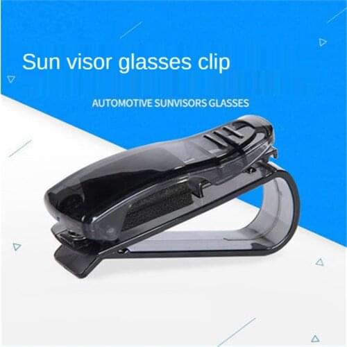 AUTO ACCESSORIES Glasses Case Auto Fastener Car Sun Visor Sunglasses Holder Car Vehicle Auto Accessories