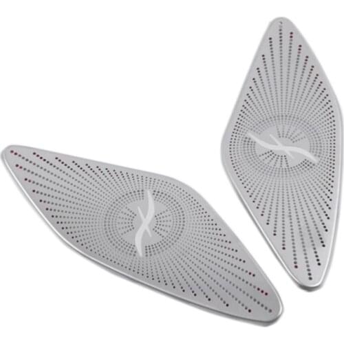 Car Stainless Steel a Pillar Audio Tweeters Speaker Cover Trim for Mercedes Benz GLA Class H247 2020-2021