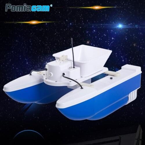 B602 Blue colour Wireless remote control bait boat fishing bait boat 2200mah battery lure boat for fishing