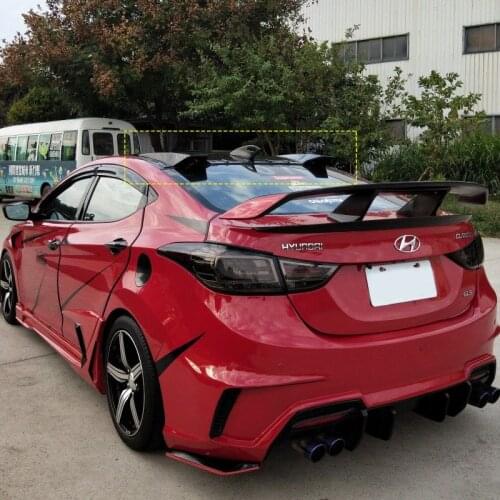 Crazy2021 Fit For of 10th Generation Civic Langdong Refitted General Sports Car, and the Top Wing a Soft