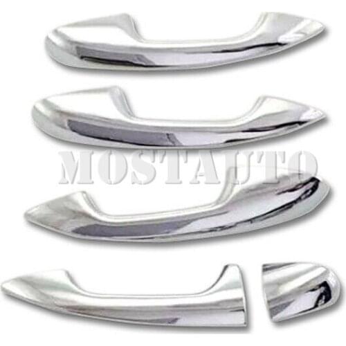 For Mercedes Benz C Class W205 2014-2017 ABS Chrome Car Door Handle Cover Trim 5pcs Car Accessories Interior Car Decor