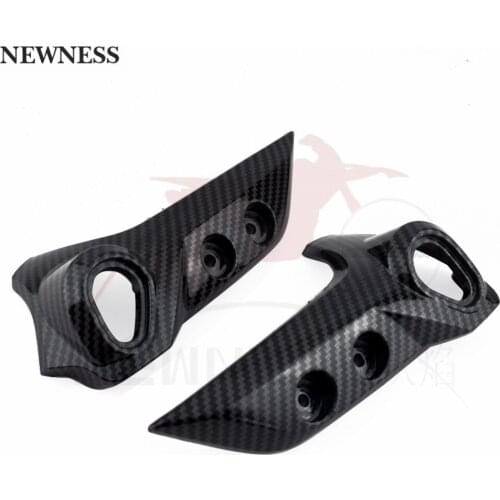 For Yamaha FZ6 FZ6-N FZ6N Carbon Look Bracket Headlight Upper Side Motorcycle Parts Plastic 2004 2005 2006 2007 2008 2009
