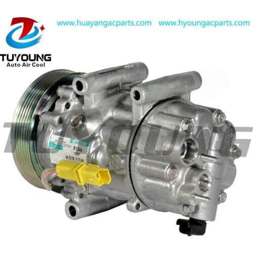 SD6C12 6453qp auto ac compressor for Citroen C4 Peugeot 307 6453QQ 9651911180 648712 9659875980 9671334080 9684960280 6453WR