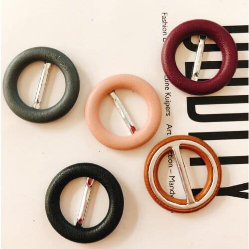 Leather ring diy earrings jewelry making supplies hand made jewelry findings