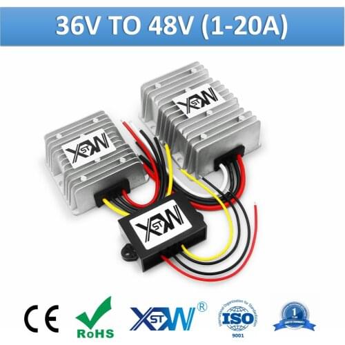 XWST 36v to 48v Non-isolated DC to DC Boost Module 48volts Voltage Regulator 1A 4A 5A 10A 15A 20A Step Up Power Supply CE ROHS