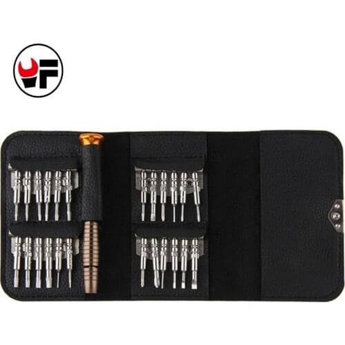 25 in 1 TORX pentalobe Screwdriver Set for iphone phonesprecision magnetic Head set tool kit mini small screwdriver bits DN109