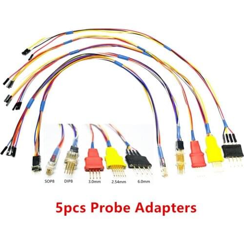 Newest Probe Adapters for in-circuit ECU Cables Works For Iprog 5 Probes Without Soldering For XP IRPOG RFID adapter IPROG Plus