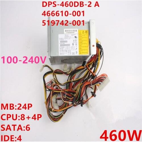 New Original PSU For HP ATX ML150G6 ML330G6 460W Power Supply DPS-460DB-2 A 466610-001 519742-001