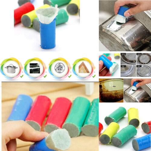 1PCS Super-strong stainless steel decontamination magic stick descaling equipment rust cleaning device Pot bowl brush