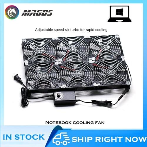 Gaming Notebook Cooling Fan Adjustable Speed 14 15.6 17.3 Inch Large Air Volume Laptop Radiator Computer Base Cooler 220V