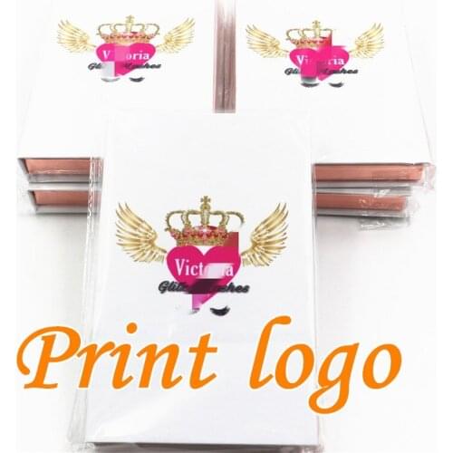 Print logo Mink Lashes Creative Eyelashes Package Four pairs Eyelash Box Wholesale Empty Lash Box Tray Rectangle Case 25mm lash
