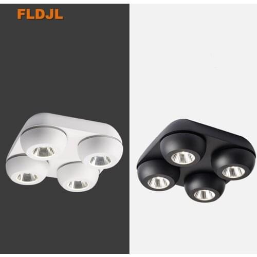 Surface Mounted Ceiling Downlights dimmable 7W 9W 14W 18W 28w36w AC85-265V lamp COB Dimmable LED Downlights Ceiling Spot lights