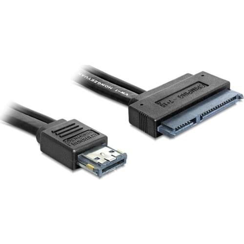 Power ESATA USB 2.0 combo to 22Pin SATA cable for 2.5" 3.5" Hard Disk Drive Dual Power 12V and 5V eSATAp 50cm