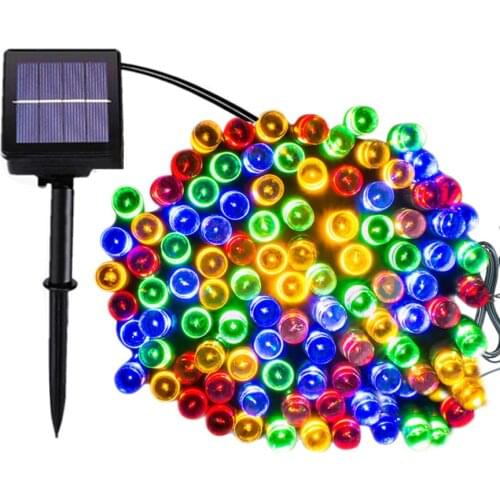 Thrisdar 20M 30M 50M Christmas Solar Fairy String Light Outdoor Garden Holiday Street Light Solar Fairy Garland Party Light