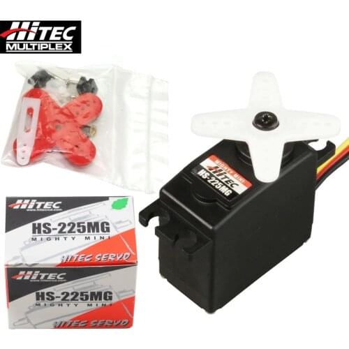 Hitec HS-225MG HS225MG 4.8V-6.0V High Torque Mighty Mini Metal Gear BB Servo For Rc Car Truck Buggy 4WD Clawer Toys