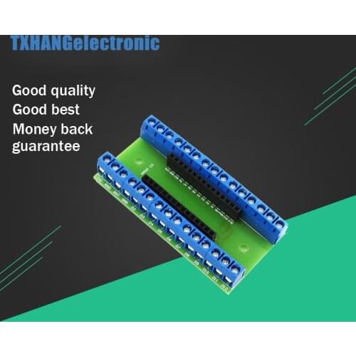 1Pcs Standard Terminal Adapter Board for Arduino Nano V3.0 AVR ATMEGA328P ATMEGA328P-AU Module 100% Origin diy electronics