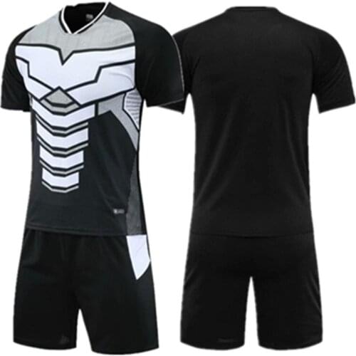 Kids Adult Soccer Jersey Set Child Men Survetement Football Kit Short Training Suit Football Uniforms Boys Girls Sportswear