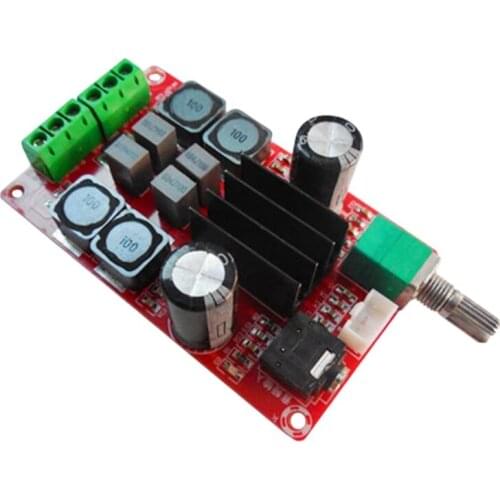 XH-M189 Digital Power Amplifier Board TPA3116D2 Dual Channel Stereo Audio Amp High Power DIY 2X50W DC 5-24V