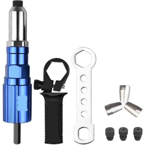 Electric Rivet Nut Gun Core Pull Rivet Gun Conversion Head Rivet Insert Nut Tool Riveted Drill Adapter
