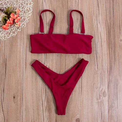 Meihuida Womens Bikini Padded Push-Up Bra Bandage Swimsuit Beachwear Swimwear Bathing