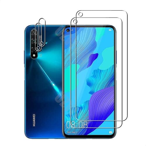 For Huawei nova 5T Camera Lens Film Protective Glass Screen Protector Guard Tempered Glass
