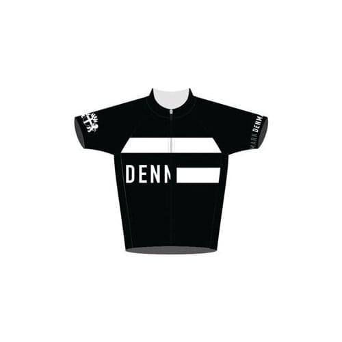 2017 DENMARK NATIONAL TEAM Black White Mens Only Cycling Jersey Short Sleeve Bicycle Clothing Riding Bike Ropa Ciclismo