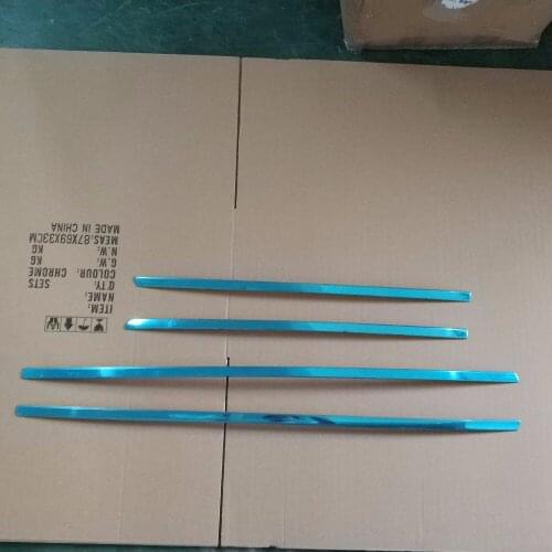 4PCS Car Outside Window Moulding Trim Weatherstrip Seal Belt Weather Strip FOR Ford Escape 2013-2019