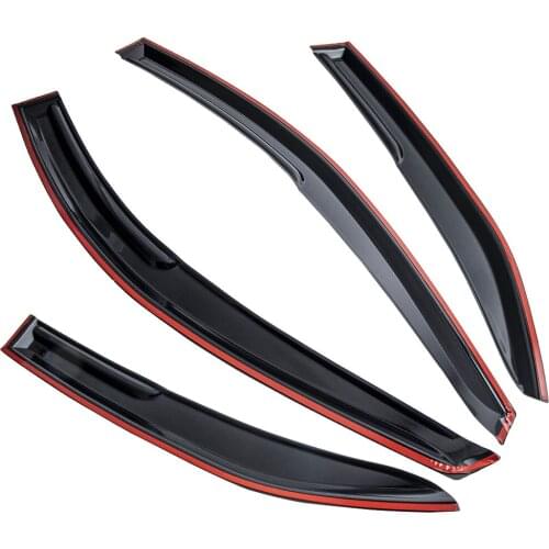 4Pcs Window Visor Rain Sun Deflectors Guard Vent Shade for Toyota Camry 2007-2011