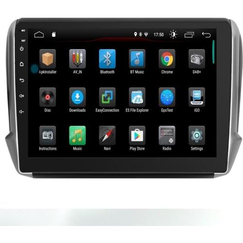 10.2 "2.5D Car DVD Multimedia player For Peugeot 2008 208 Android 10 Radio Tape Recorder Navigation GPS