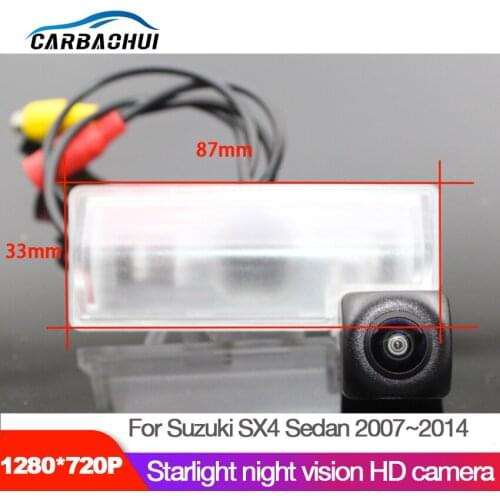 CCD Car wireless Rear View Camera For Suzuki SX4 Sedan 2007 2008 2009 2010 2011 2012 2014 hd Waterproof high quality Backup