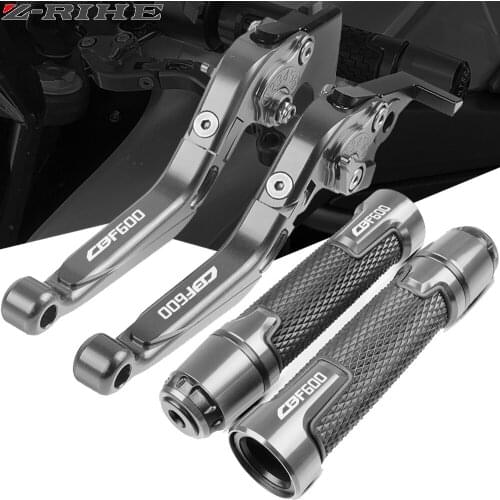For Honda CBF600 SA ABS 2006 2007 Motorcycle CNC Brake Clutch Lever+22MM Handle Grips Handlebar CBF 600 2010 2011 2012 2013