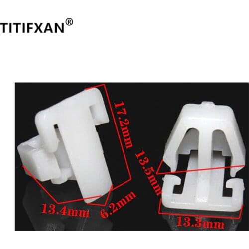 20PCS/10PCS Car door trim anti-collision bar fixed clip for Honda Civic Accord Fit plastic fasteners