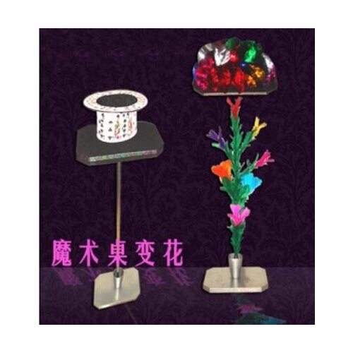 Shaun Flower Table Magic Tricks For Professiona Magician Stage Appearing Feather Flower Blooms Table Comedy Illusion