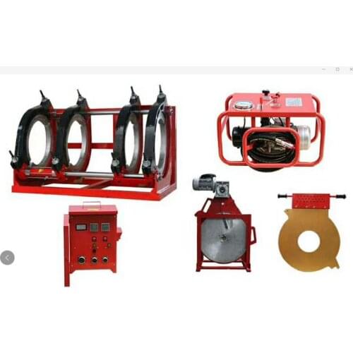 315-630mm Pipe Hot Melt Tool Hydraulic four Ring Docking Machine PE/ PPR/ PB/ PVDF Pipe Butt Welding Machine Butt Fusion Welder