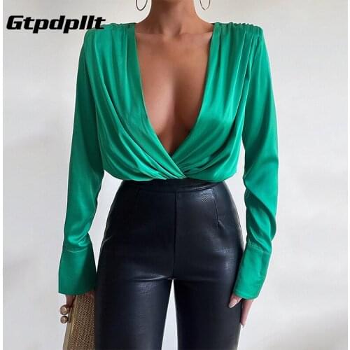 Gtpdpllt Womens Satin Shirts