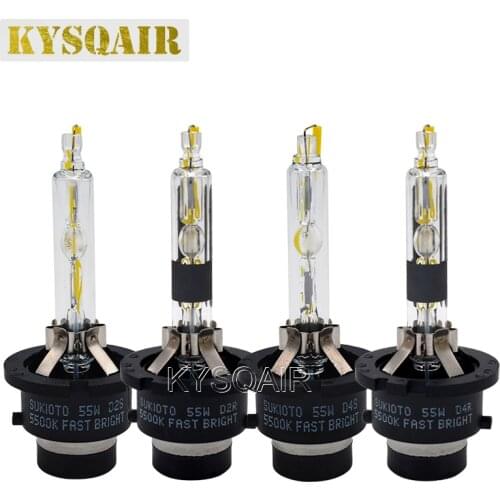 55W D2S D4S D2R D4R Bulb HID Headlamp For Toyota Lexus D2S D4S Fast Bright HID Ballast Bulb Kit D4S D2R D2S HID Bulb 55W 5500K