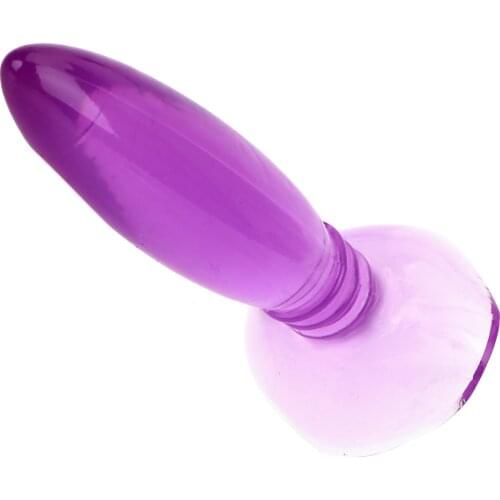 Prostate Massager Masturbation Sex Toys for Men Women Anal Dildo Real Skin Feeling Butt Plug for Beginner Jelly Anal Plug