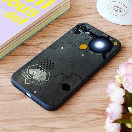 For iPhone Metal Gear Solid Idroid Print Soft Matt Apple iPhone Case 6 7 8 11 12 Plus Pro X XR XS MAX SE