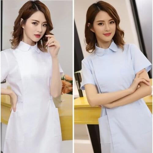 New anti-wrinkle cotton scrub overalls beauty salon care uniform laboratory pet shop scrub overalls overalls spa uniform