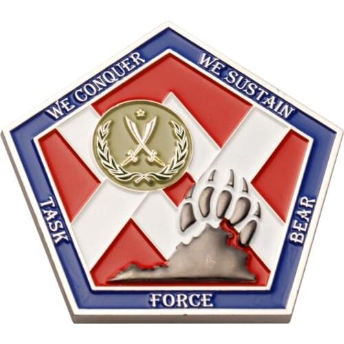 New design 3D metal coins cheap custom paint challenge coins