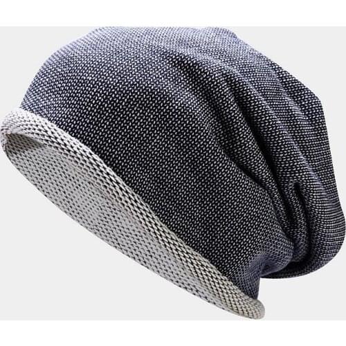 2021 Cotton solid color Thicken knitted hat winter warm hat Skullies cap beanie hat for Men and Women 13