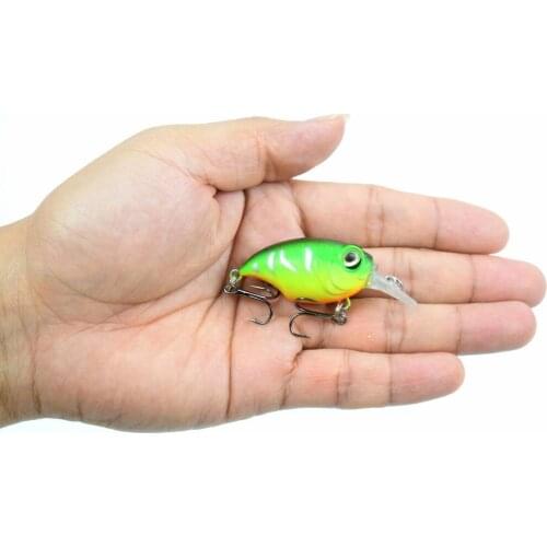 60MM 8.5G Floating Crankbait Swimait Fishing Lures Fat Minnow Plopper Professional Artificial Tackles Wobblers Pesca Triped