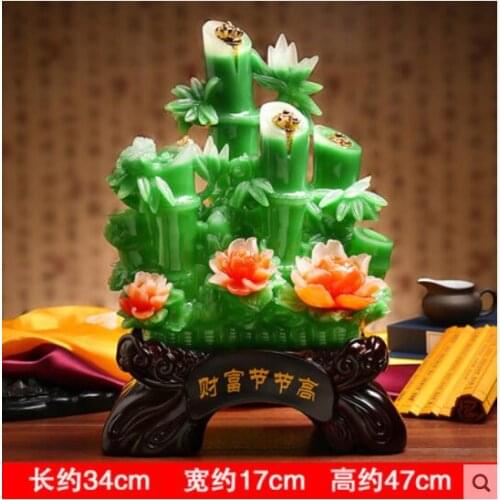 Rise in wealth Wine cabinet sitting room places adornment contracted Bamboo home crafts attract wealth Room home decoration cre