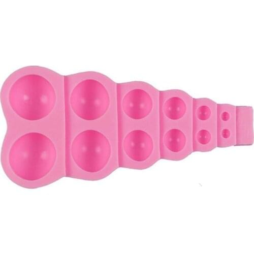 Semicircle Silicone Mold Creative Reusable DIY Jelly Mold Chocolate Mold Fondant Mold For Baking Kitchen