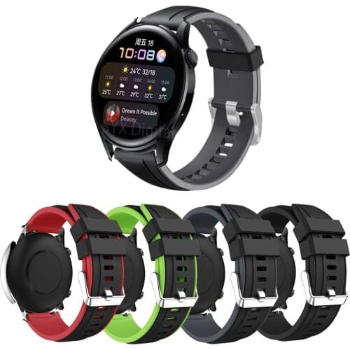 For Huawei Watch 3/Watch3 Pro Watchband 22mm Silicone Sport Bracelet For Huawei Watch GT 2 Pro/GT 2 46mm/Honor Magic 1 / 2 Strap