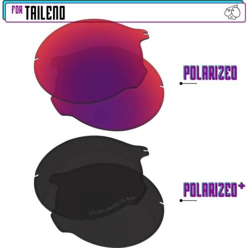 EZReplace Polarized Replacement Lenses for - Oakley Tailend Sunglasses - BlackPPlus-MidnightP