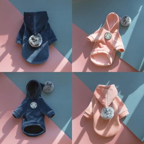 Dog Hoodie Winter Dog Clothes French Bulldog Clothing Pug Costume Welsh Corgi Coat Outfit Cat Puppy Yorkie Pomeranian Apparel